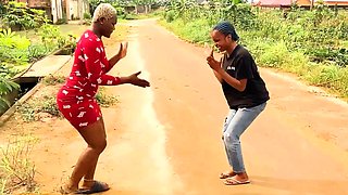 African lesbians dance ending in hot sex