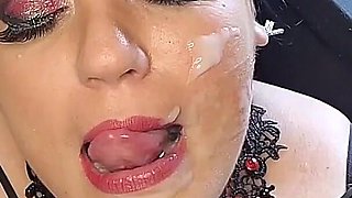 Smoking Blowjob and Facial Cum Another Angle