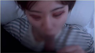 Erotic Girlfriend With Cock In Her Cheeks Even When Shes Riding On Her Face