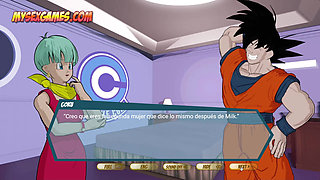Dragon BallZ Fuck Fusion - Goku and Vegeta Competing to See Who Fucks Bulma Better