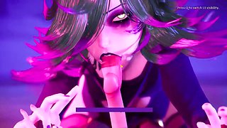 3D hentai with cock sucking action from femdom mistress and witches in faphouse