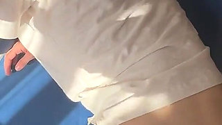 Teen Redhead Girl with Stepdaddy on Vacation