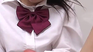 She Jerks You with a Filthy Sock - Hikaru Minazuki, School Uniform, Spit POV