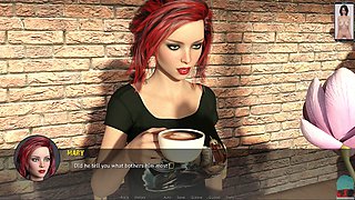 Curvy big boob teen mom gets playful in 3D animation