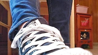 Get Down and Clean My Converse