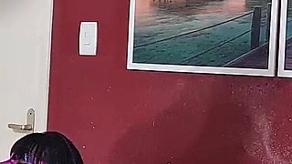 My Cuckold Peeking Out the Window