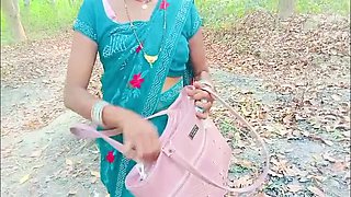 Desi Village Bhabhi RadhaDevi Hardcore Fuck in Jungle - Indian Aunty Sex