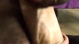 MILF in Stockings Make Feet Job and I Get Cumshoot on My Feet