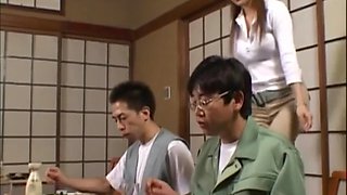 Busty japanese trio teen gets fucked