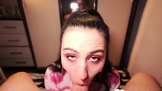 GF Goes Wild Sucking My Dick in Hot POV Action
