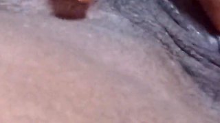 Rubbing My Clit Threw My Knickers Fingering My Hairy Pussy