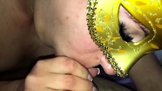 Russian Amateur Girl Gives a Blowjob