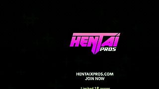 Uncensored Hentai Hot Romantic Sex in the Kitchen