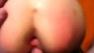 Amateur DP Threesome with Anal Gaping Girl