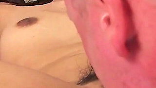 Cute Asian with Nice Body with Hairy Pussy Gets Smashed by Hard Cock