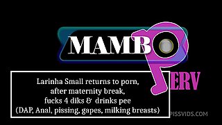 Larinha Small Returns To Porn, After Maternity Break, Fucks