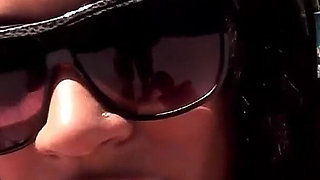 Hot Ebony Beauty in BBC Gangbang and Swallow