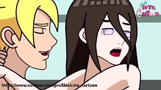 Anime Passion: Naruto and Hanabi's Explicit Encounter - Hentai