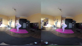 German Blonde Has Lot Of Fun Instead Of Fitness - BlondeHexe