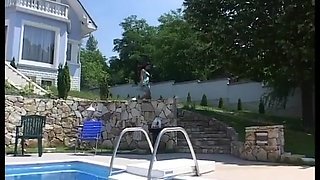 Solo pee girls sexy Annamari and her girlfriend Simona