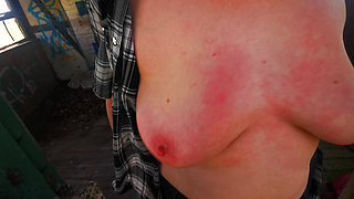 Before dinner the tits beaten