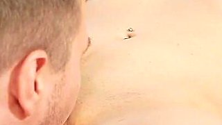 Lustful Male Pussy Eating His Wife's and She Cums.
