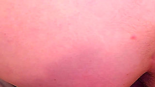 Step Mom Caught Step Son with Boner While Cleaning and Helped Him Cum on Her Big Round Ass