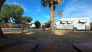Kinky Couple Games at French Nudist Beach Campsite