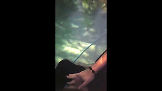 Naughty MILF Giving Handjob to Step Son