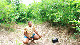 SEX ADDICT GIRL CAUGHT IN THE BUSH BY A FARMER