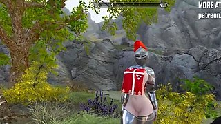Hot 3D redhead licking a pussy while getting fucked
