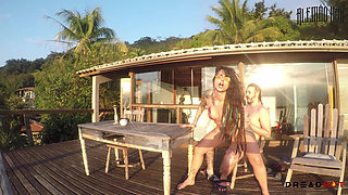 Sex on Ilhabela Beach with the Naughty Dread Hot