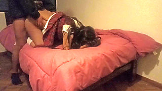 Why Are You Touching My Ass? I Like That! I Made the Big-assed Girl Visit Me After Class!!! That's How Our Math "project