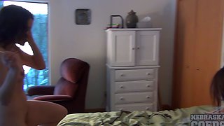 Hot Big Boob Strippers in Iowa Behind the Scenes