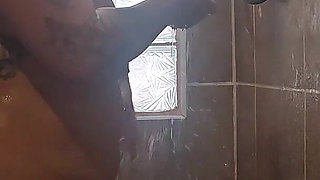 Jade Shaving Her Hairy Pussy in the Shower