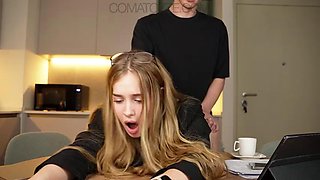 Big Tit Secretary Failed at Her Job