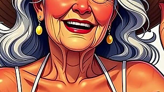 Old Granny Teasing Animation