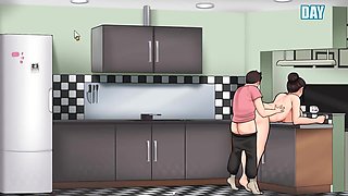House Chores - Beta 0.6.1 Part 14 Sex in the Kitchen by Loveskysan