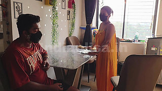 Stepmom and Step Son Decided to Make Porn Due to Bankruptcy