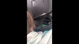 She's Getting Fucked in the Car and Her Boyfriend Has No Idea