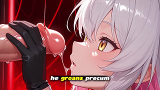 Mega-fucker Awakens: Future Slut Kira Gags on 30cm Virgin Cock in Ai Anime Hentai