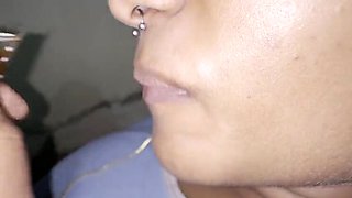Indian Couple Hot Sex - Boyfriend Fucks GF Hard in Bed at Night