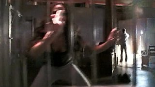 Sexy and wild masturbation from a brunette babe