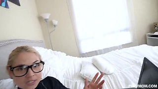 Blonde MILF Stepmom Sarah Vandella Catches Step Son Watching Porn - Big Ass & Doggystyle Fuck
