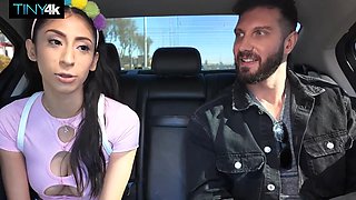Sona bella hooks up with Big Cock on the rail home