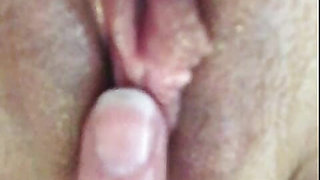 Masturbating a very wet vagina close-up. Overexcited clitoris. Dirty Talk in Russian