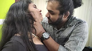 BDSM Both Hand Tied and Blindfolded in Saree by Vaishnavy and Sharun Raj, Mallu Couple Hot BDSM Ass and Boobs Kiss Romance