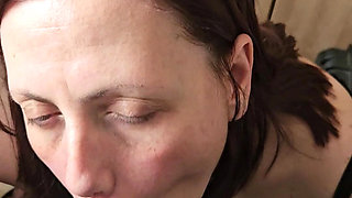 Pregnant Wife POV Blowjob, I Cum in Her Mouth