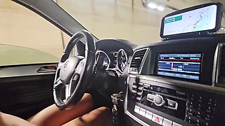 She Takes My Cock in Her Hand While We're Stuck in Traffic on the Highway