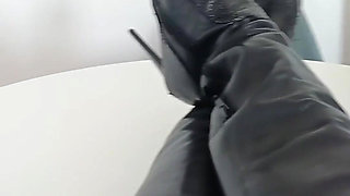 Showing off My Knee High Boots